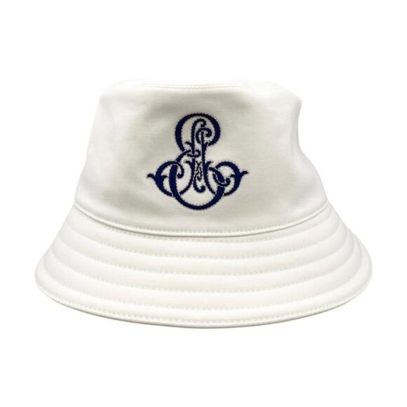 Hermes Hat Bucket Hat Harper Emile Size 58 Cotton White Navy main image 8